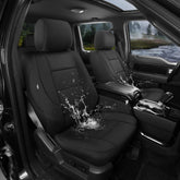 GIANT PANDA front view showing fitted covers and clean truck interior benefit: protection
