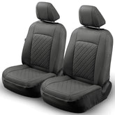 GIANT PANDA packaging for seat covers showing included contents and benefit of quick install