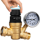 Gickbusus front view of regulator showing compact design and portability