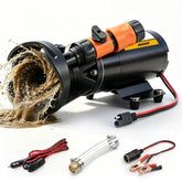 Gidrox pump front view showing compact kit and quick installation benefit
