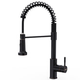 GIMILI front view of oil rubbed bronze faucet showing sleek design and easy reach