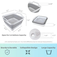 GIMWA folded flat basins showing space-saving storage advantage