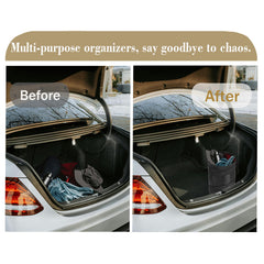 Ginsco hanging on headrest keeps car tidy and reachable while driving