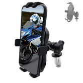 GITOBEHA front view mounted on fork stem showing secure fit and stability