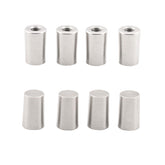 GJYSYP front view of 8-pack plugs showing complete set and durable finish benefit