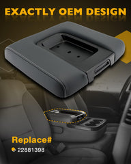 Gledewen armrest lid installed in Chevy Silverado interior for restored look