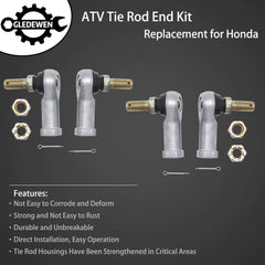 Gledewen tie rod end ball joint detail, smooth articulation for safer steering