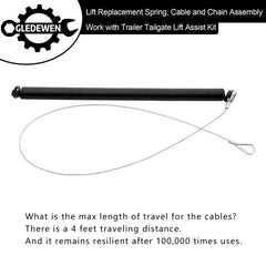 Gledewen cable and chain detail highlighting sturdy connectors for reliable lift