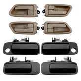 Gledewen front left outside handle with keyhole showing smooth finish and durable fit