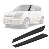 Gledewen front packaging showing gloss black pillar moldings and benefit of factory-fit