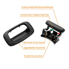 Gledewen kit bolts, nuts and hinges laid out to show complete replacement convenience