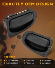 Gledewen handles installed in extended-cab Ford Ranger demonstrating correct fit