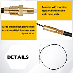 Gledewen threaded piece and anchor demonstrating stable mounting