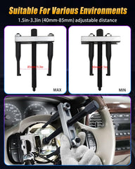 GLEXQLAO pulling legs detail highlighting adjustable fit and strength
