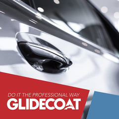 Glidecoat pad held in hand for size comparison, demonstrates full‑sized coverage benefit