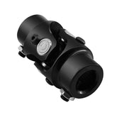 GLOCRORET front view of black U-joint showing compact durable construction and corrosion resistance