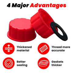 Glowentix textured top grip detail for easier hand installation and removal