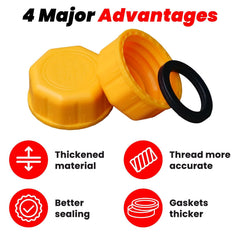 Glowentix assorted cap sizes laid out for easy selection benefit