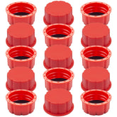 Glowentix front packaging showing 15 replacement gas can caps and benefits