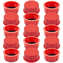 Glowentix front packaging showing 15 replacement gas can caps and benefits