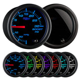 GlowShift front view showing dial and red needle for easy reading