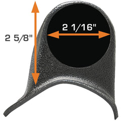 GlowShift foam backing detail demonstrating contour fit and vibration reduction