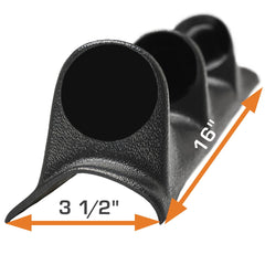 GlowShift pod installed in vehicle showing improved driver visibility and placement