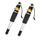 Gluebar rear shock front view showing fitment and restored stability
