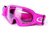 GLX YH15 front view showing clear UV380 lens and secure strap for protection
