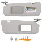 GlymXia front view of both replacement visors showing fit and finish benefits