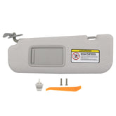 GlymXia left driver-side visor front view showing clean OEM-style fit