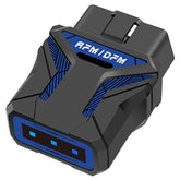 GMAFM module front view showing compact blue casing and plug benefits ease of fit