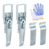 GMKD front view latch assembly showing solid construction and secure closure benefit