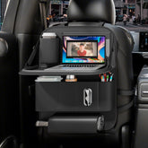 GMQ front view showing tray and pockets, keeps backseat tidy