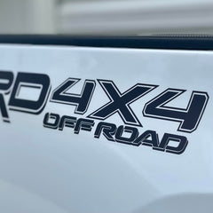 GO-GO.GROUP front view of bedside decal showing bold 4x4 graphics and clean fit
