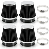 GoaMotors pod filter front view showing shape and finish for easy fit