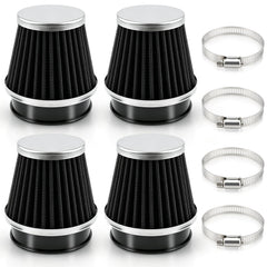 GoaMotors pod filter front view showing shape and finish for easy fit