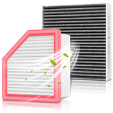 GoaMotors front packaging showing both filters and part numbers for easy identification
