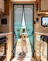 Gociean front view of full 33x75 screen displaying clean doorway protection and ventilation