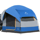 GoHimal front view showing packed tent and compact carry benefit