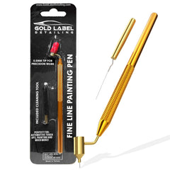 Gold Label Detailing front view pen showing compact precision and easy handling
