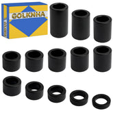 GOLKNHA front view of complete 13-piece spacer kit showing organized sizes and finish