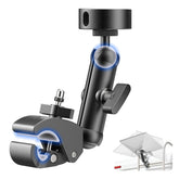 golmotas front-mounted Starlink Mini on roof rack showing secure hold and quick setup