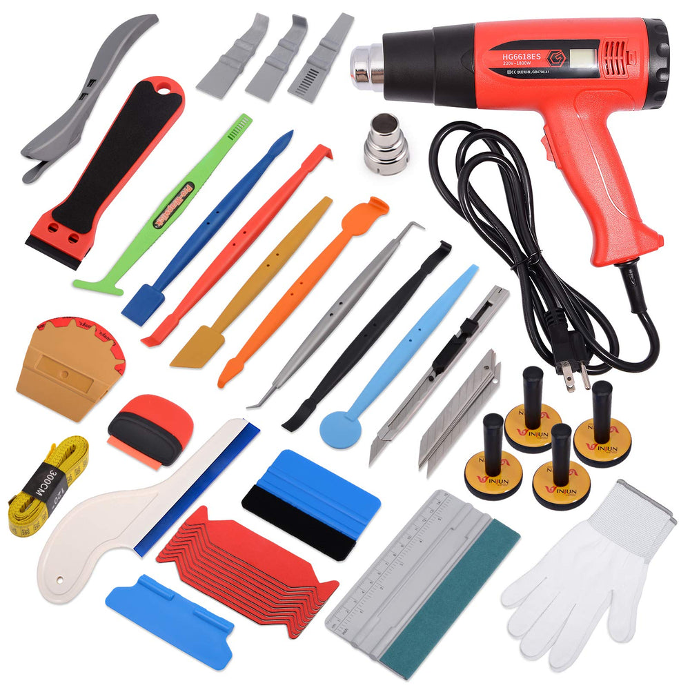 Gomake front packaging of complete wrap kit showing included tools and benefits