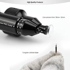 Gomake micro-adjust knob close-up enabling accurate blade depth control