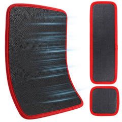 Goneky front view of three red magnetic mats keeping tools organized and visible