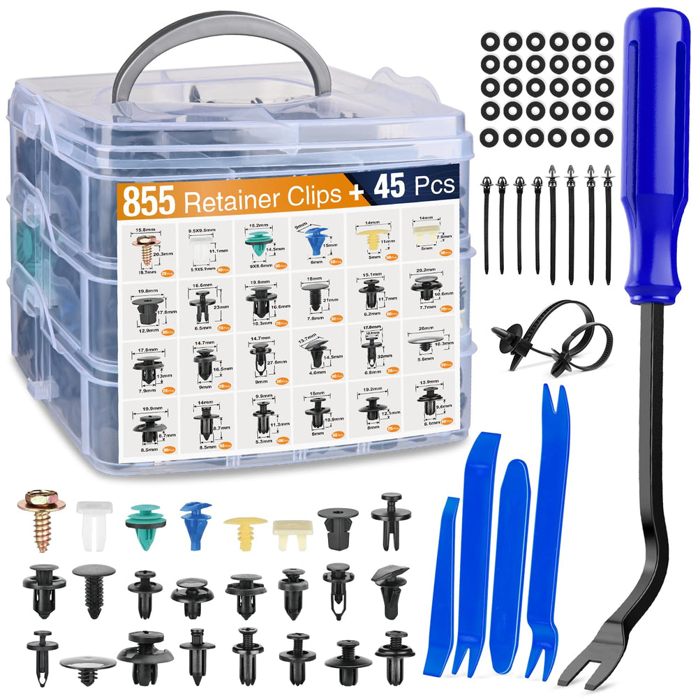 GOOACC front packaging with full fastener assortment and clear lid benefits quick selection