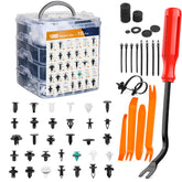 GOOACC front packaging showing full 1115-piece clip kit and carrying box benefit