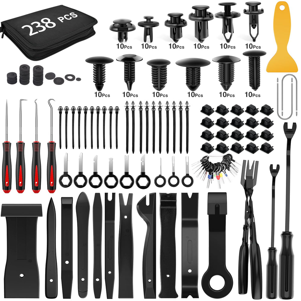 GOOACC kit overview open bag showing organized parts and quick access