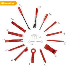 GOOACC assorted trim tools spread showing range and precise shapes for safe prying